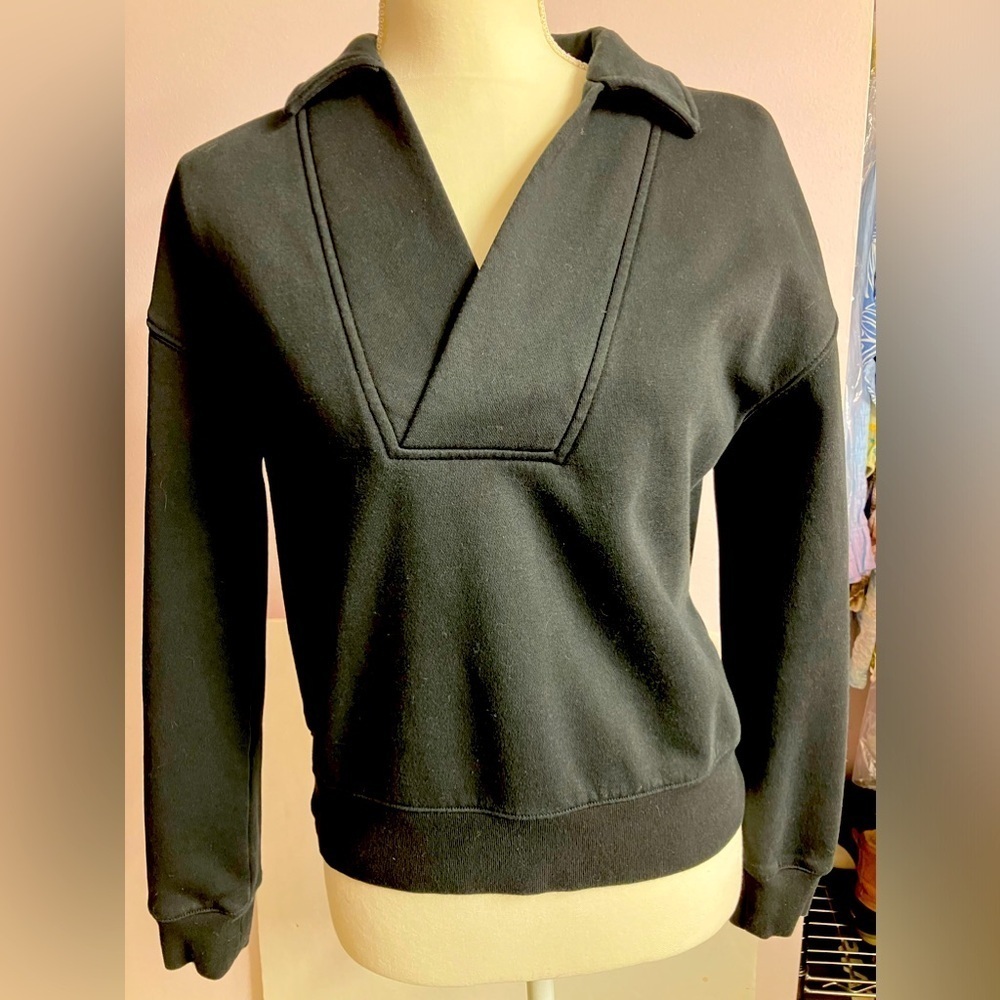 Women’s Pullover Top/Sweatshirt, XS, Black, Casual/Leisure, Banana republic